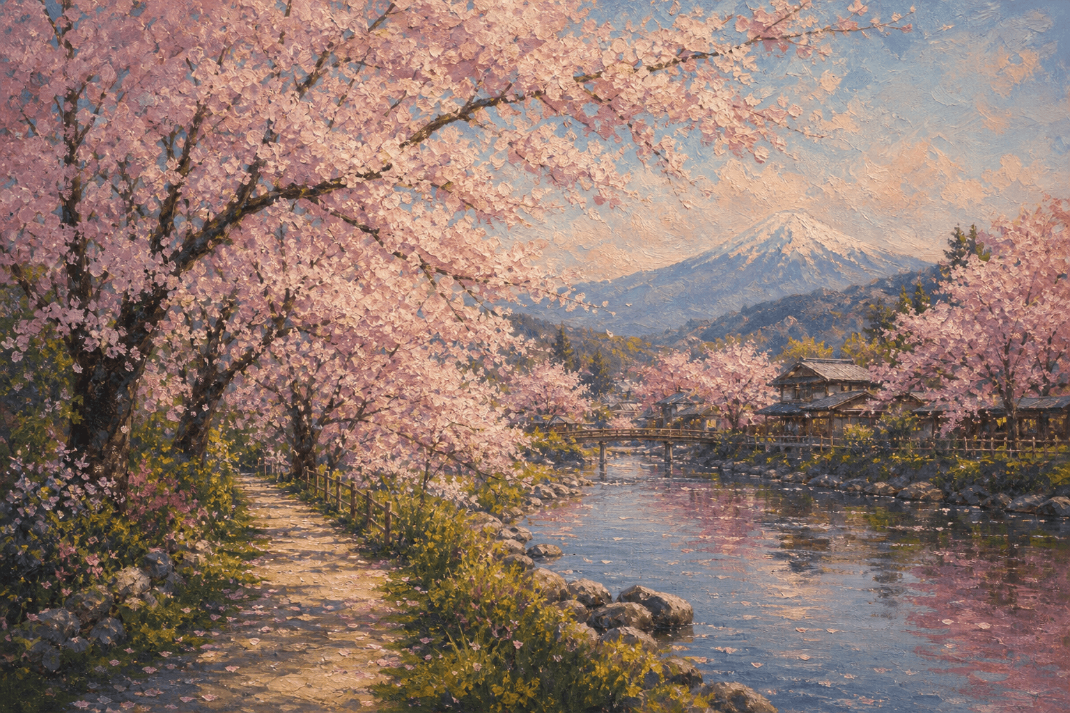 Cherry blossoms in spring