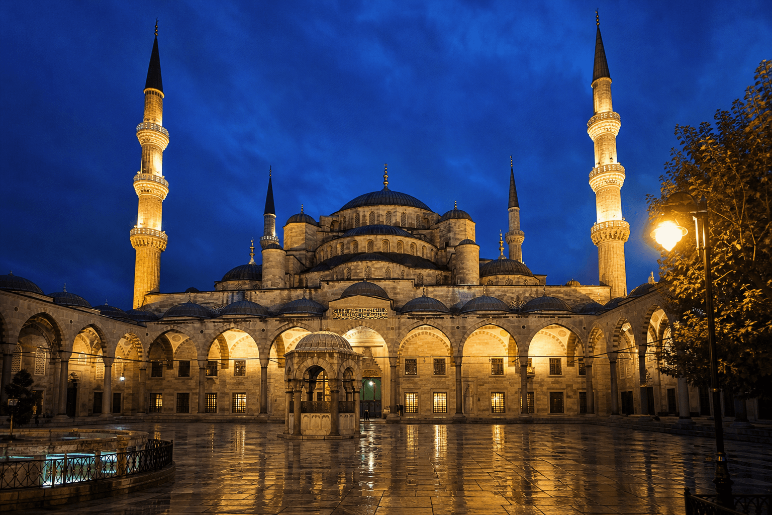 Blue Mosque at blue hour